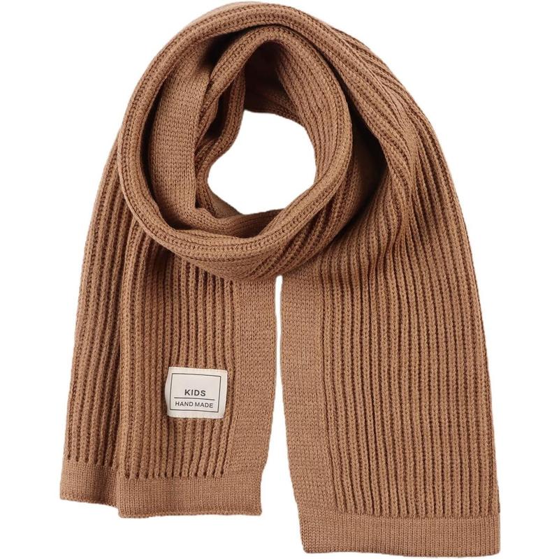 P-HDW05 Kids Scarf Soft Warm Knit Neck Warmer Winter Classic Scarf for Boys Girls