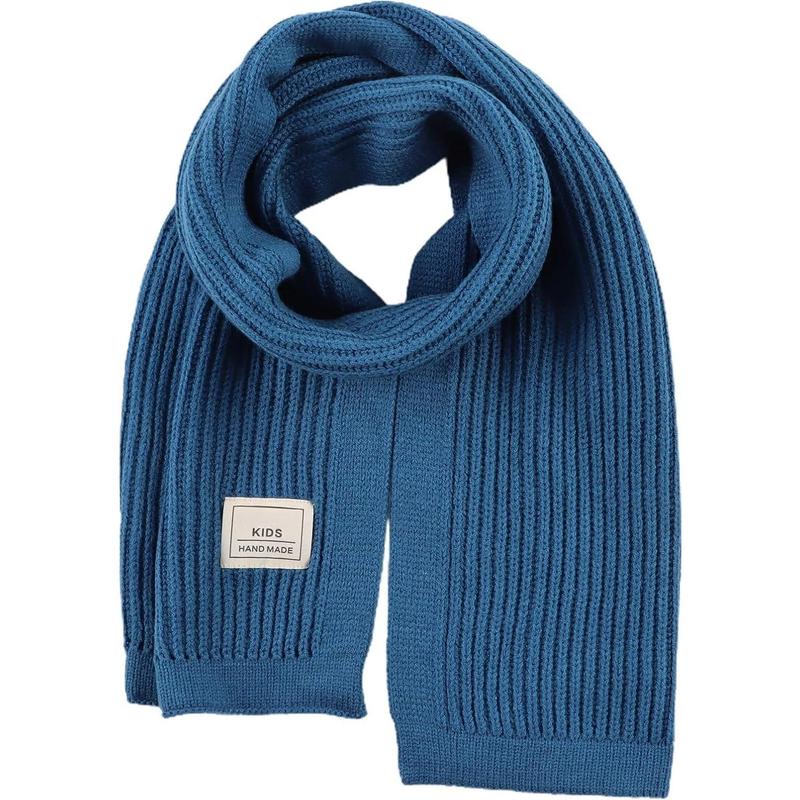 P-HDW05    Kids Scarf Soft Warm Knit Neck Warmer Winter Classic Scarf for Boys Girls