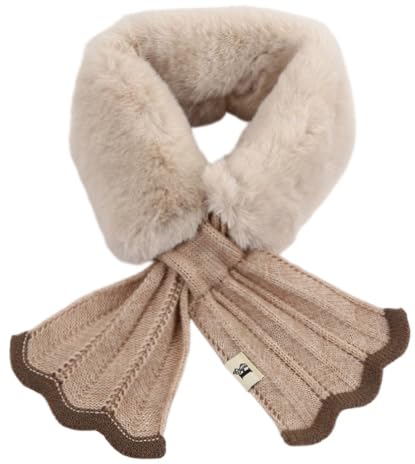 FGSS Winter-Fluffy-Plush-Scarf Mermaid-Cold-Weather-Neck-Warmer for Girls