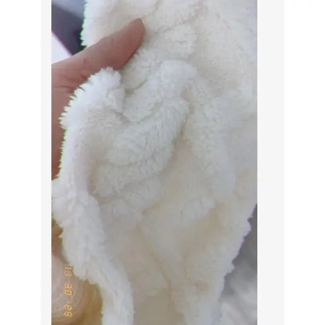 Cute 1pc Embossed Plush Scarf For Daily Women Accessories Women Winter Fall