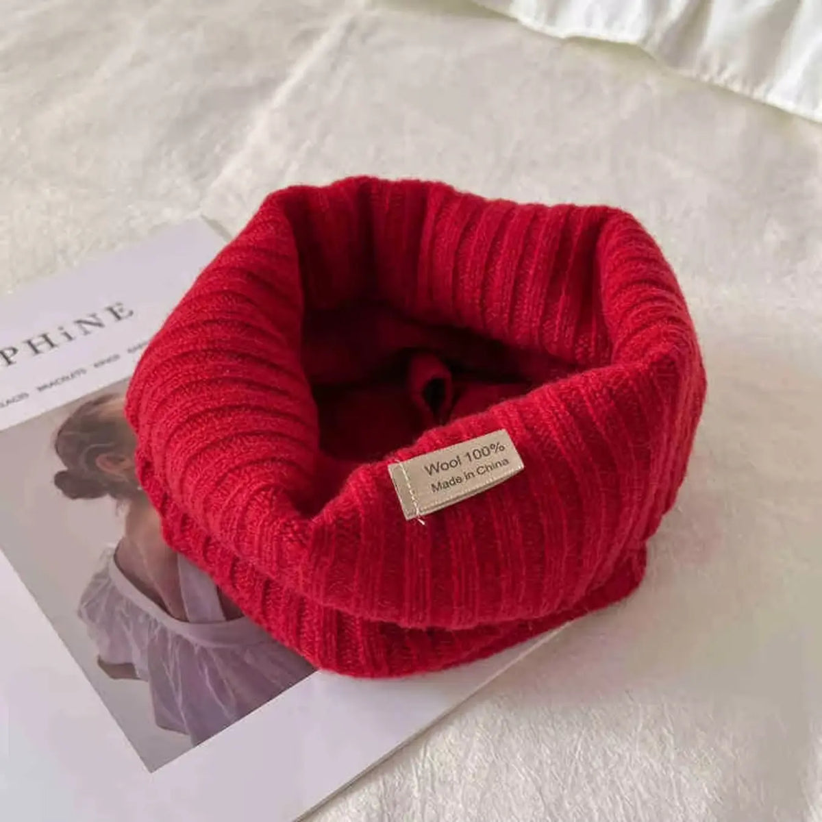 Autumn Winter Neck Warmer for Men and Women, Thickened Warm Knit Scarf, Fake Collar Design, Easy-To-Wear Headband Style