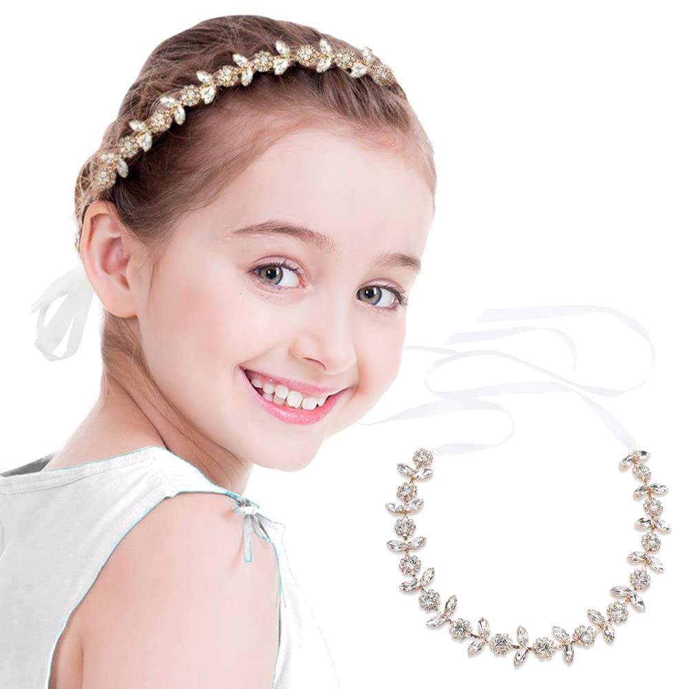 Flower Girl Hair Accessory Pearls White Floral Cute Elegant Hair Pin for Bridesmaid Wedding Dress Shows Children' Day Party
