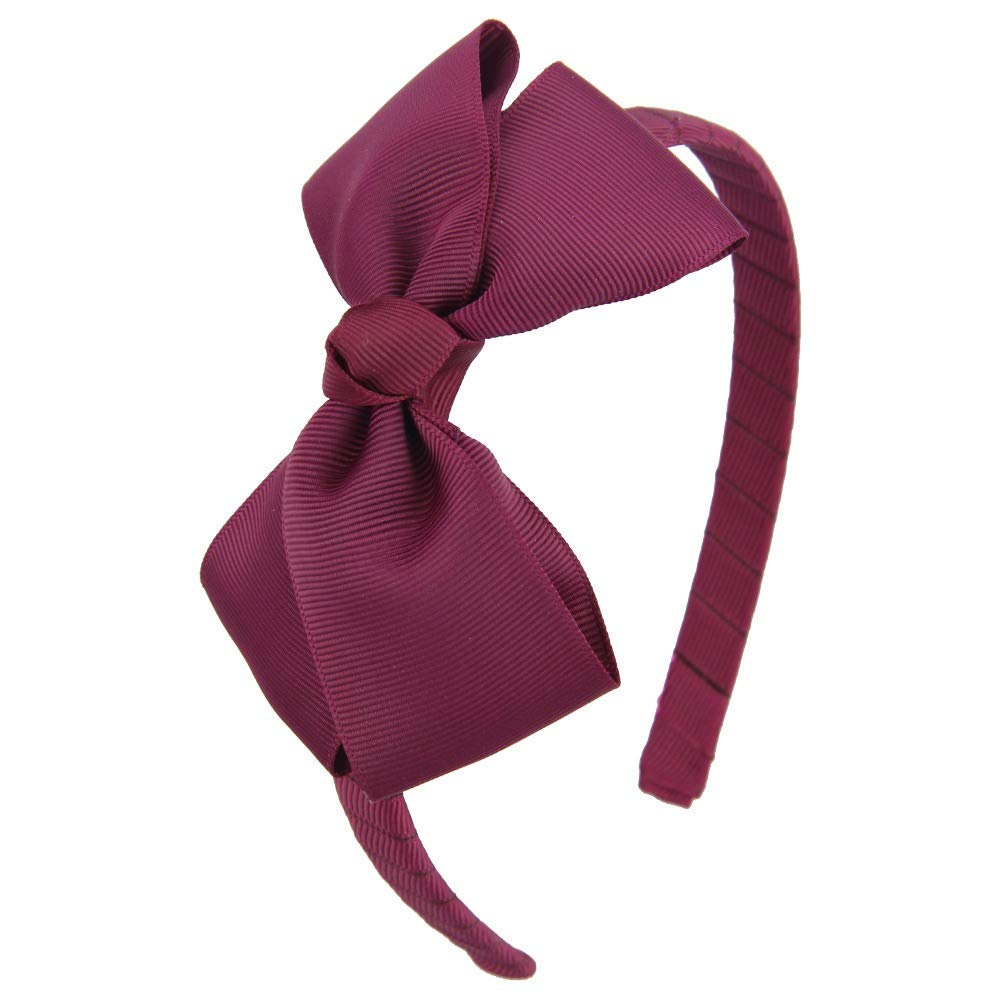 Fashion Cute Navy Blue Bow Headband Back to School Headbands for Girls Toddlers.