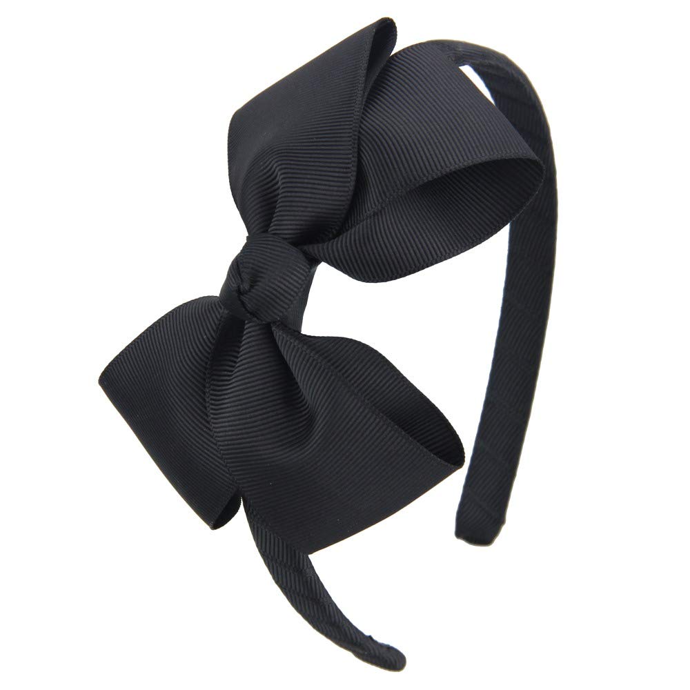 Fashion Cute Navy Blue Bow Headband Back to School Headbands for Girls Toddlers.