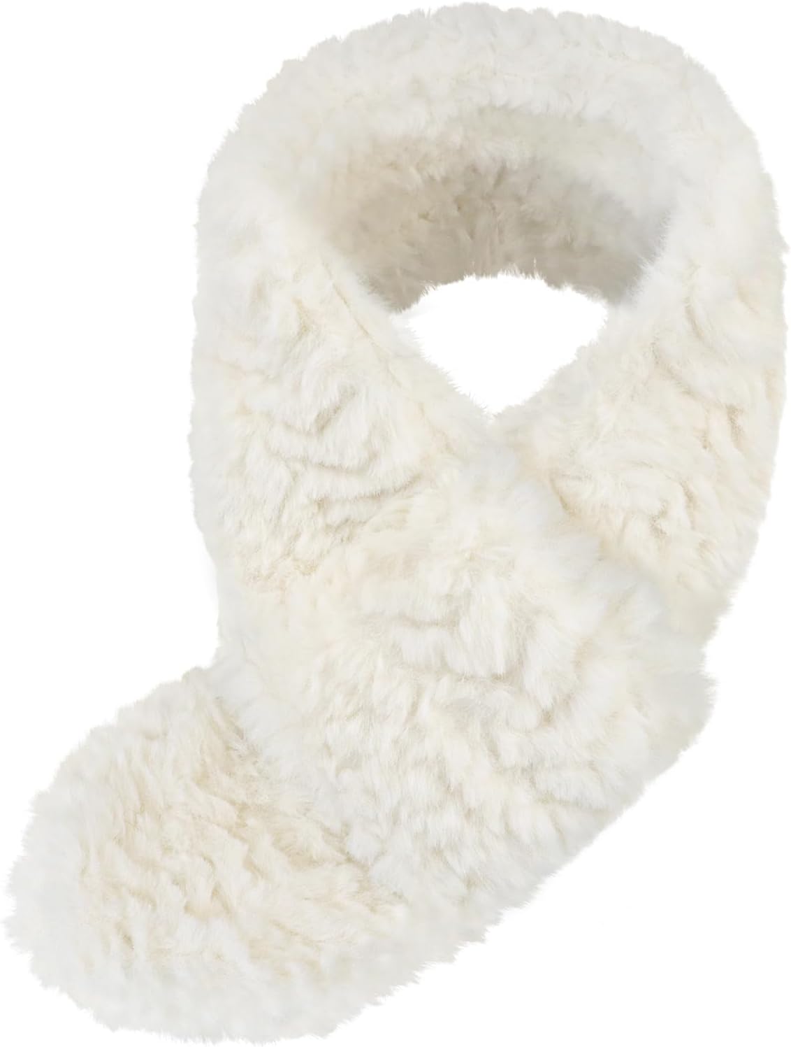 Warm Kids Scarf For Girls Winter Fuzzy Scarves Colorful Ski Windproof Neck Warmer
