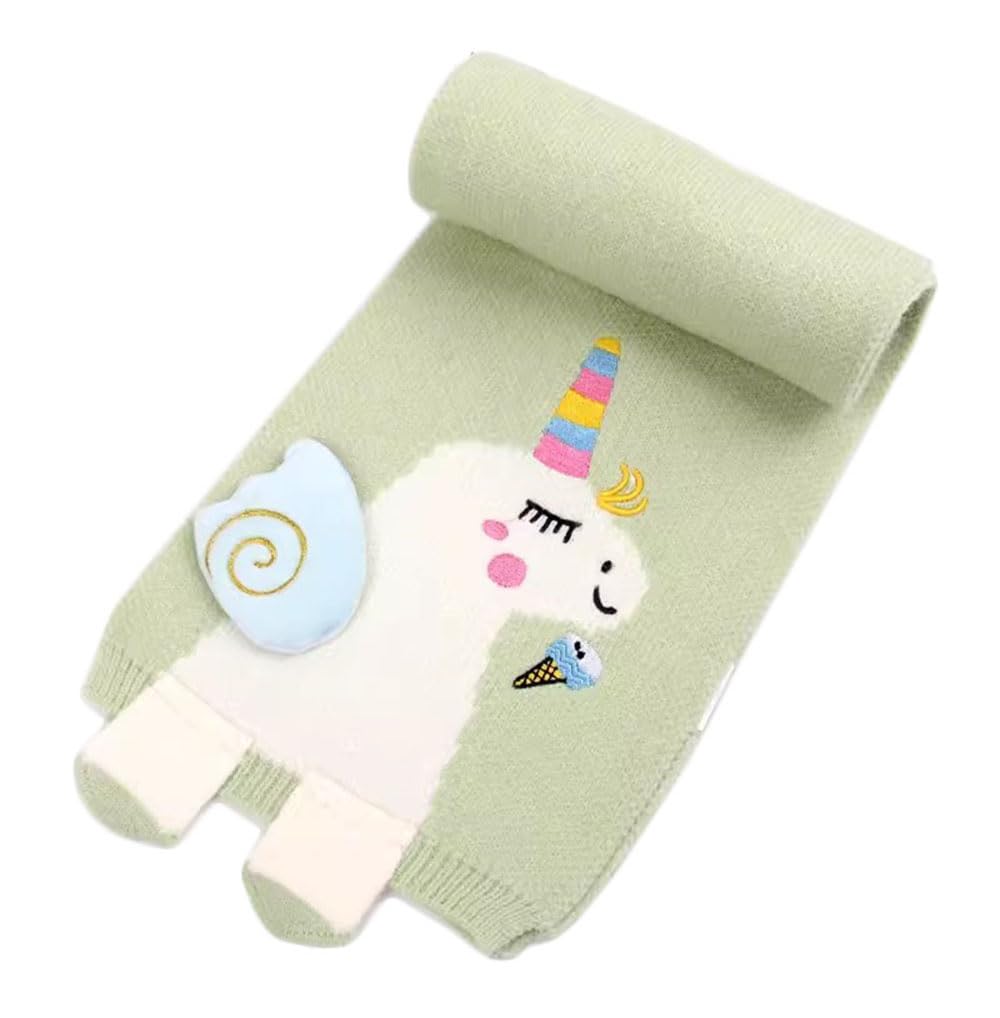 Kids Girls Boys Winter Cute Unicorn Scarf Shawl Warm Soft Cozy Fashion Knit Neck Warmer Scarfs Toddler