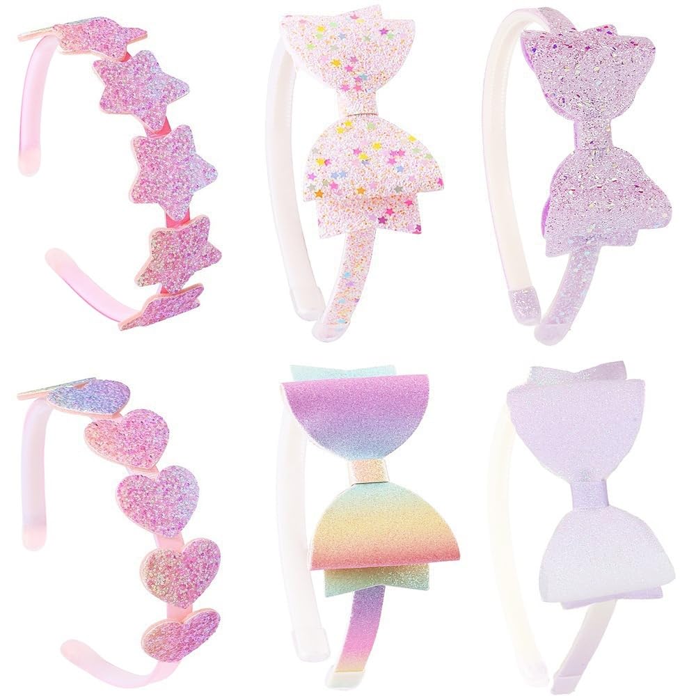 6 PCS Girls Headbands Sweet Girls Hair Accessories