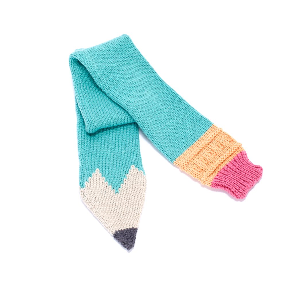 Childrens' Soft Warm Double -Knit Scarf - Pencil- Shaped (Kids Age 3-8 years, Unisex) Premium Quality, Unique Design