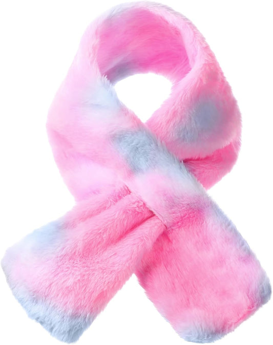 Coume Kids Scarf Girls Boys Toddlers Winter Rainbow Scarf