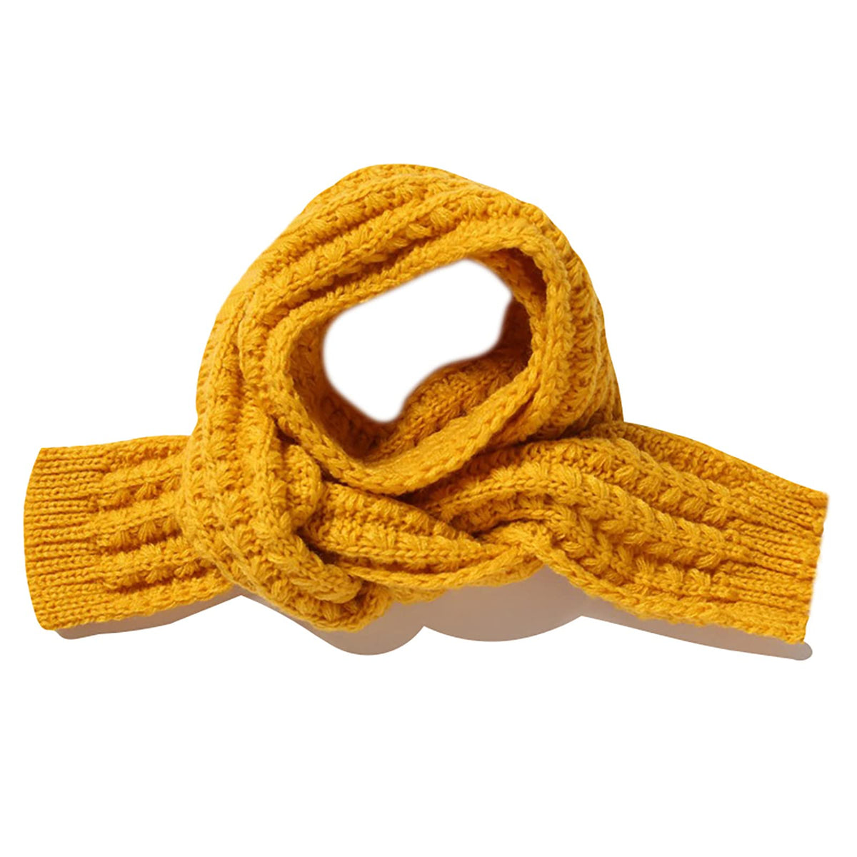 Kids Knitted Scarf Winter Fashion Solid Color Toddler Baby Warm Scarves Wrap Neck Warmer for Girls Boys