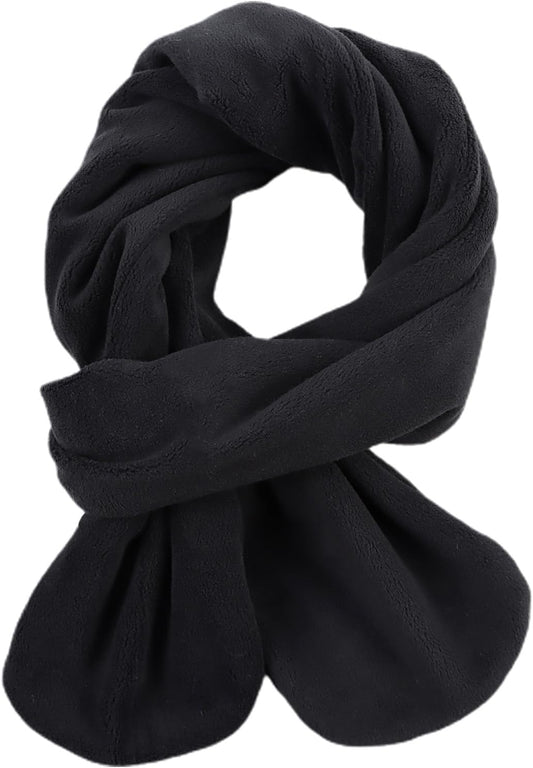 Zsedrut Toddler Winter Scarf Girl Fleece Neck Warmer Solid Color Warm Scarf