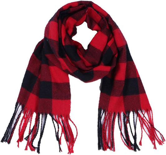 Wander Agio Winter Scarf Warm Shawls Scarves Parent-child Scarf Womens Plaid Scarfs Small