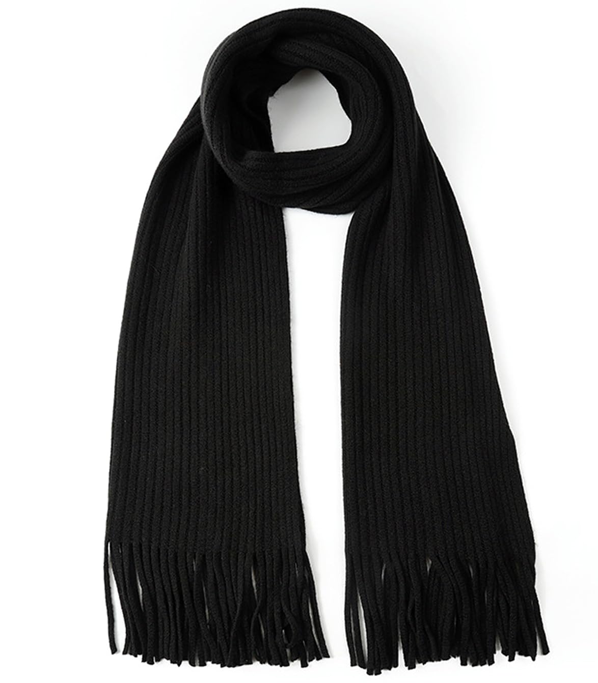 Kids Scarf for Girls Winter Warm Knit Toddler Baby Scarves Neck Warmer Tassel Scarf for Boys Girls