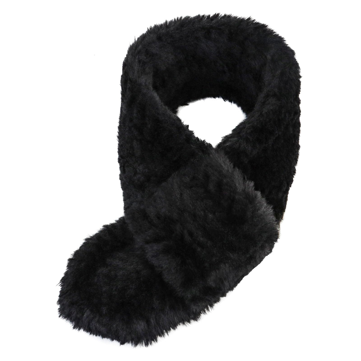 Warm Kids Scarf For Girls Winter Fuzzy Scarves Colorful Ski Windproof Neck Warmer