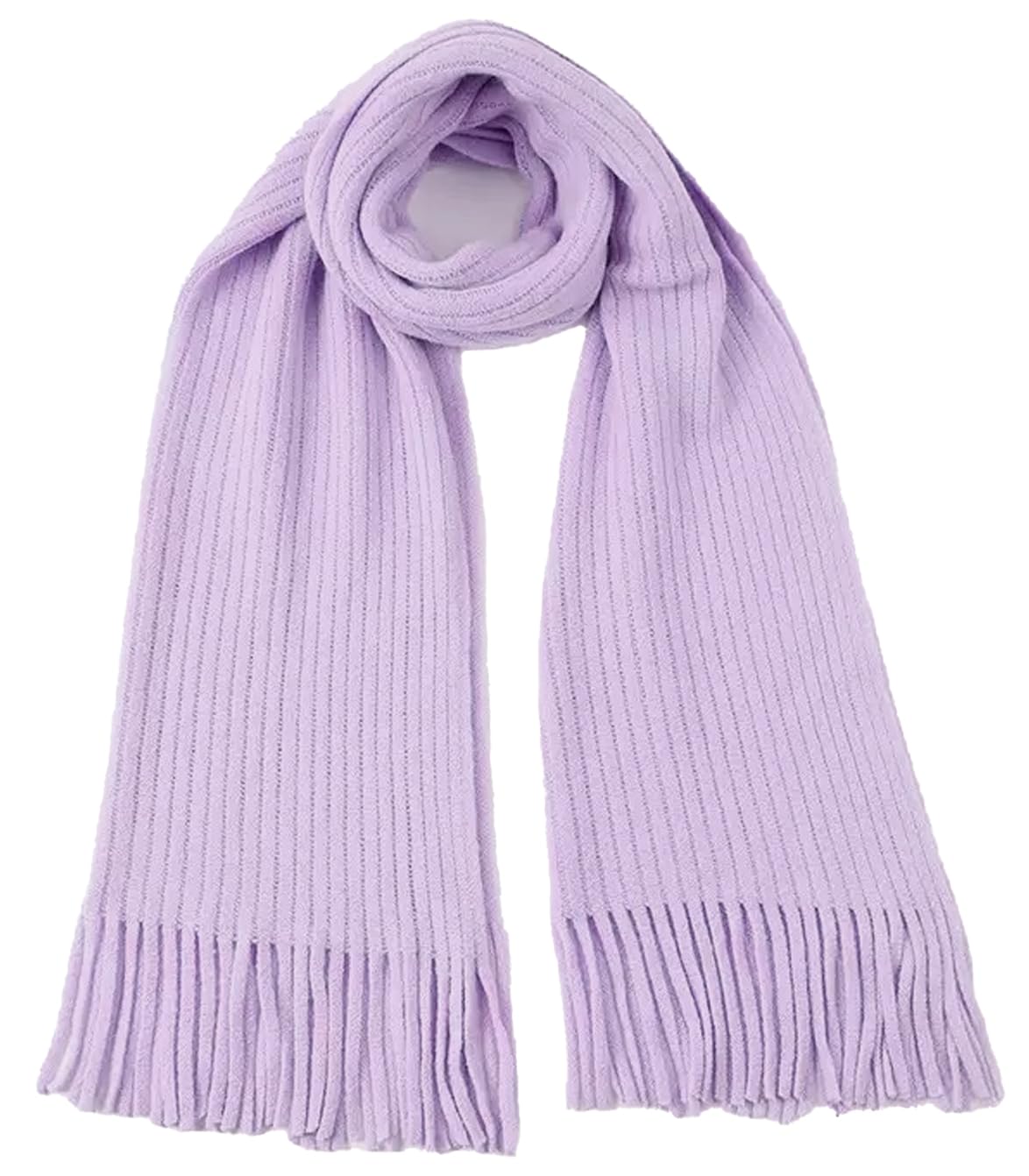 Kids Scarf for Girls Winter Warm Knit Toddler Baby Scarves Neck Warmer Tassel Scarf for Boys Girls