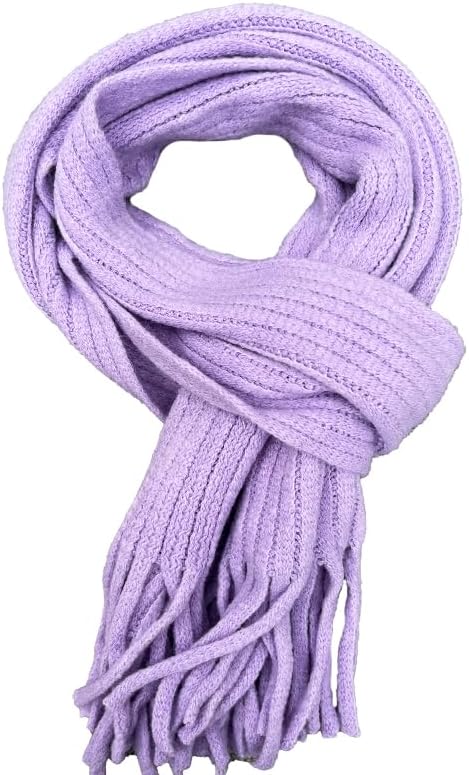 Kids Scarf Girls Soft Warm Knit Neck Warmer Toddler Long Winter Scarf for Boys Girl