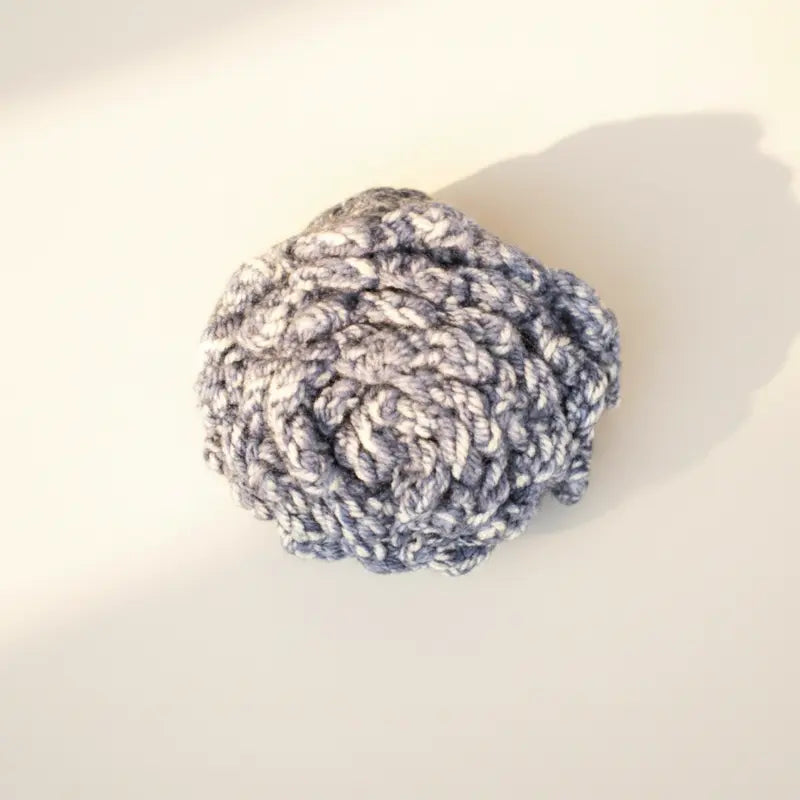 Denim Blue Crochet Scarf, Fashionable Scarf, Soft Warm Shawl, Casual Everyday All-Seasons Accessory