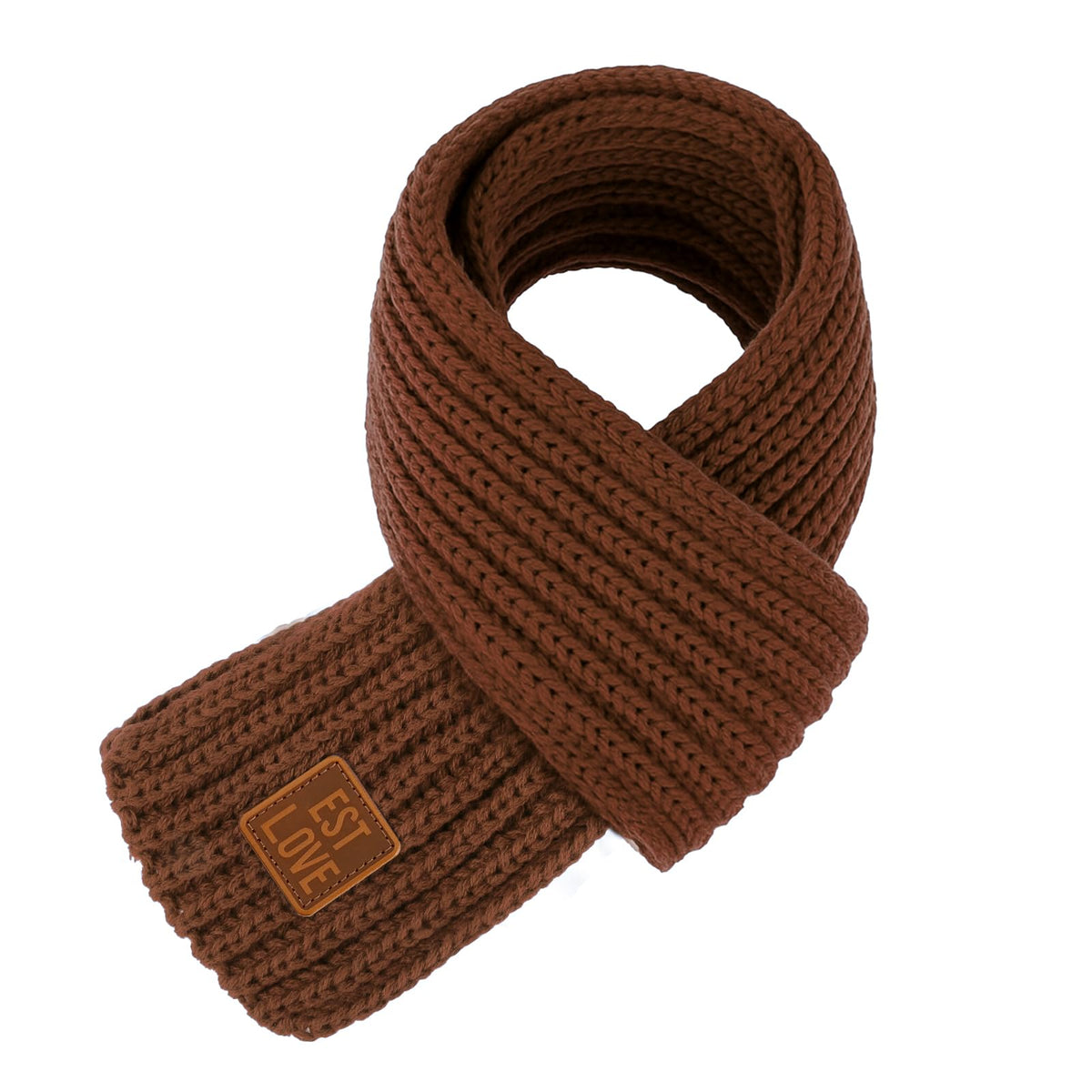 Abeillo Warm Kids Winter Knit Scarves Soft Knitted Neck Warmer Scarf Warm Scarves Wrap for Boys Girls