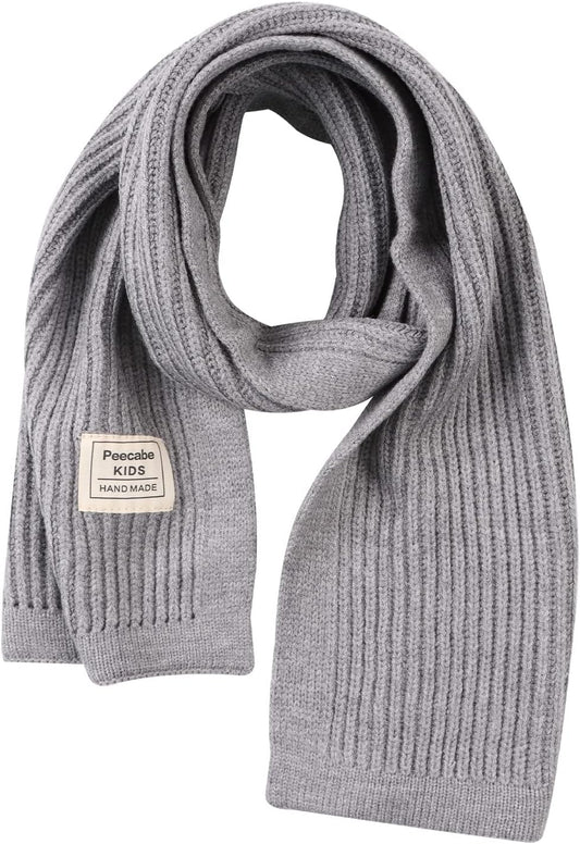 Peecabe Kids Knit Scarf Neck Warmer Soft Warm Winter Classic for Boys Girls