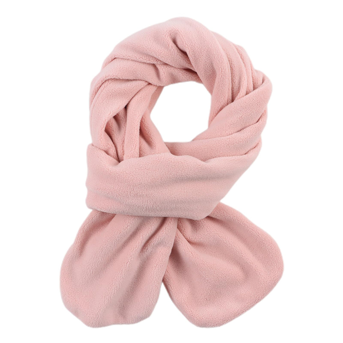Zsedrut Toddler Winter Scarf Girl Fleece Neck Warmer Solid Color Warm Scarf