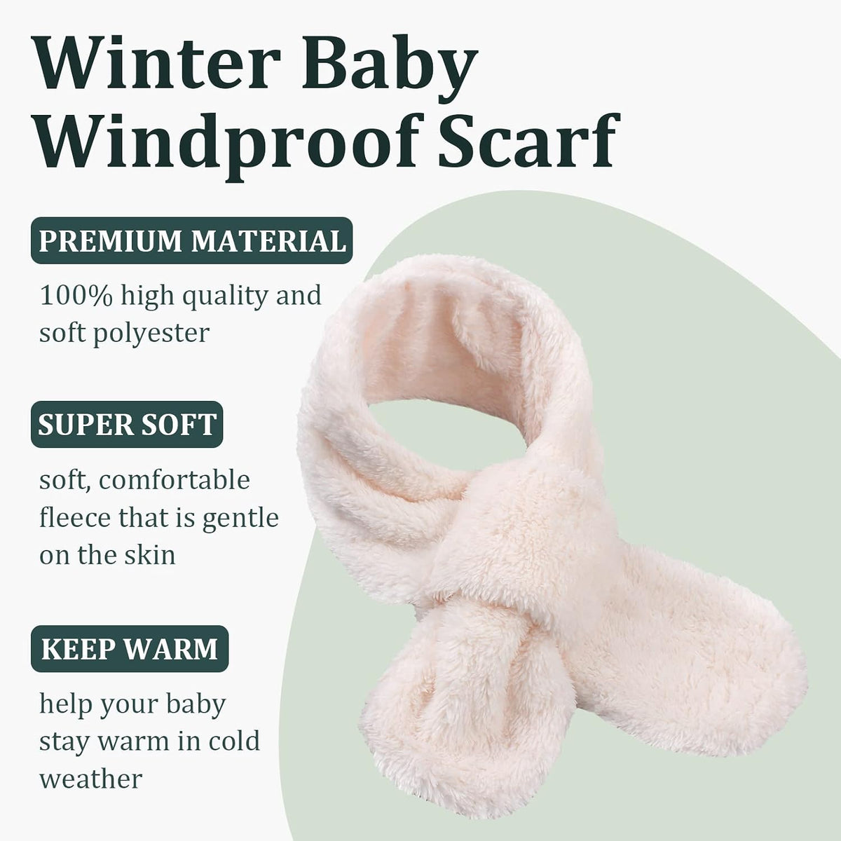 JANGANNSA Fleece Kids Scarf Warm Winter & Autumn Neck Warmer for Boy & Girl
