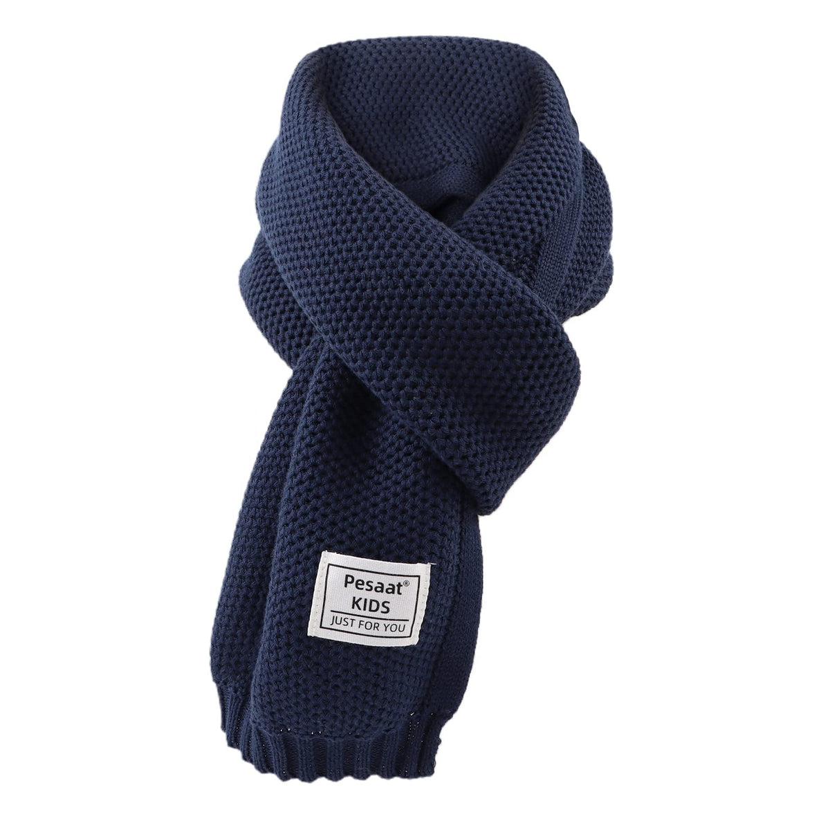 PESAAT Kids Winter Infinity Scarf Knit Cotton Toddler Boy Girls Scarves