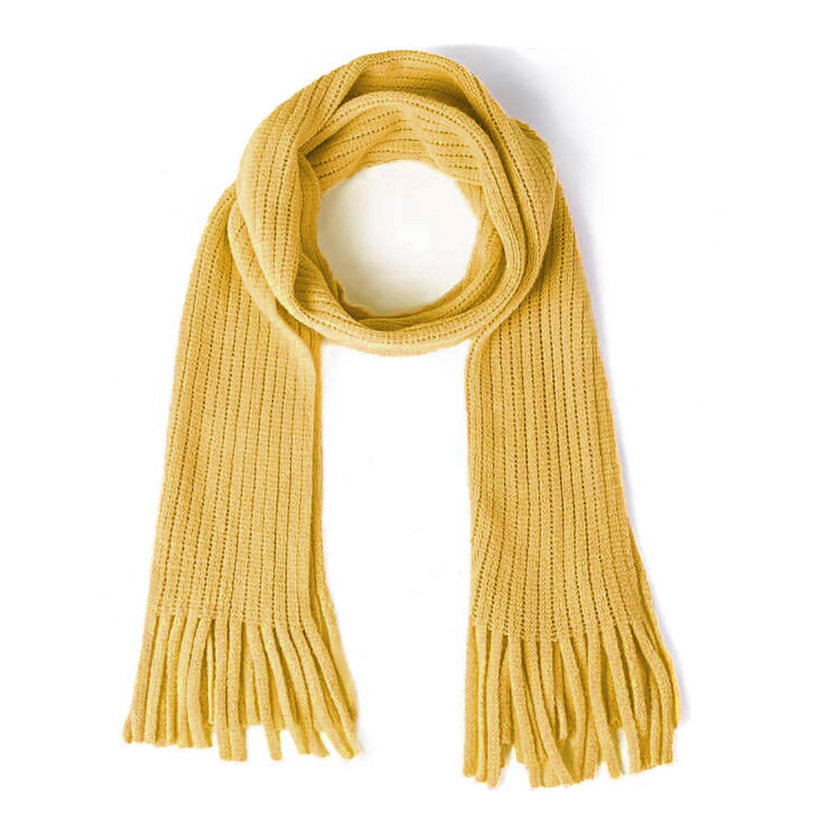 BEARUN Kids Knit Scarf Winter Fashion Solid Color Toddler Baby Scarves Neck Warmer Tassel Scarf for Boys Girls