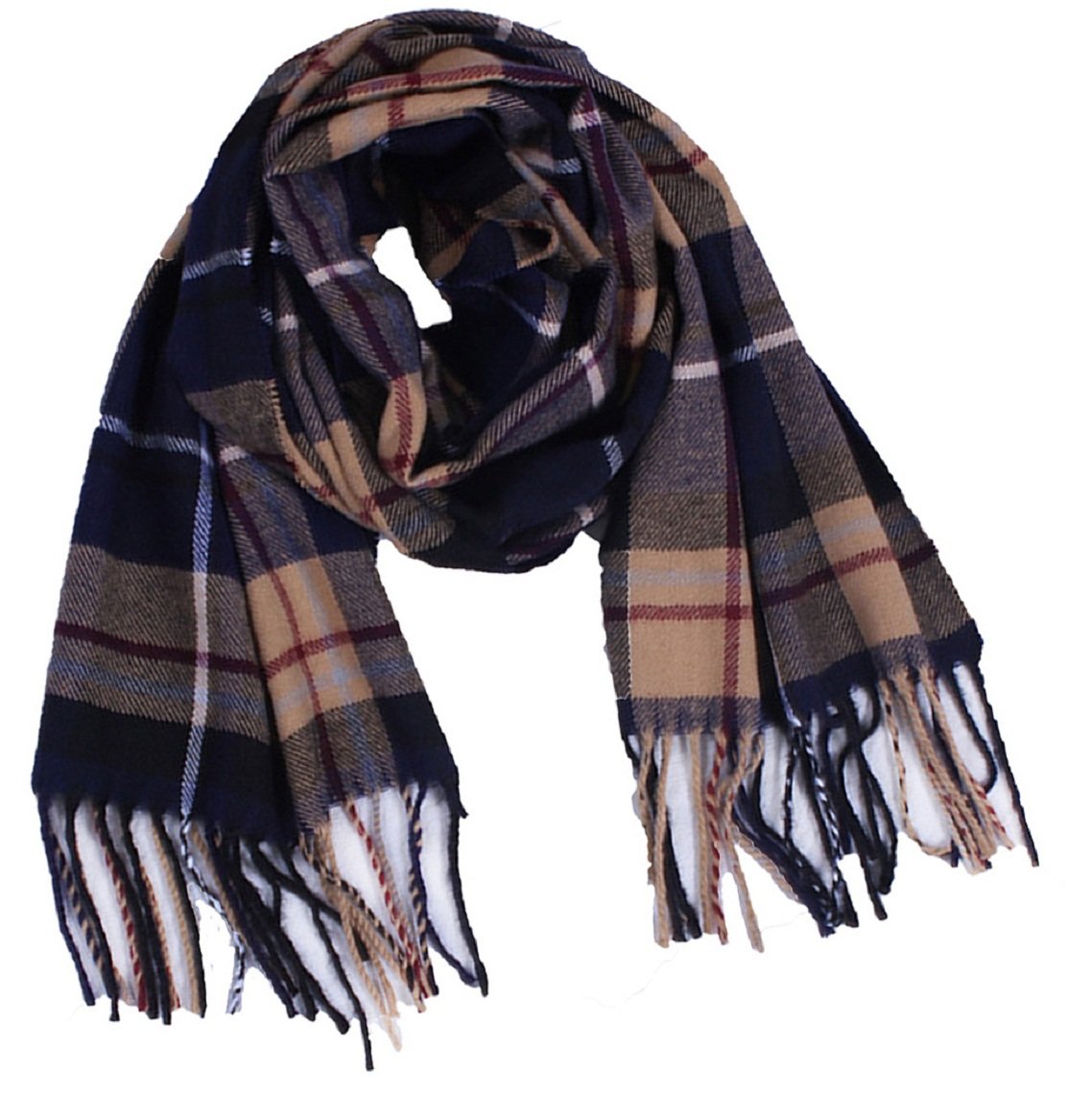 Wander Agio Winter Scarf Warm Shawls Scarves Parent-child Scarf Womens Plaid Scarfs Small