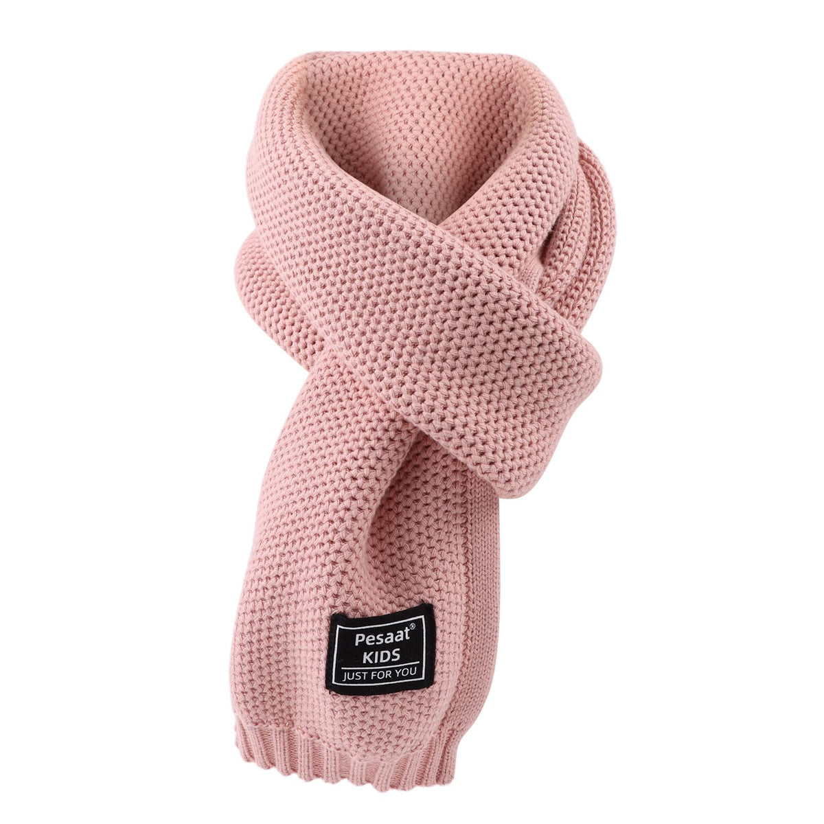 PESAAT Kids Winter Infinity Scarf Knit Cotton Toddler Boy Girls Scarves