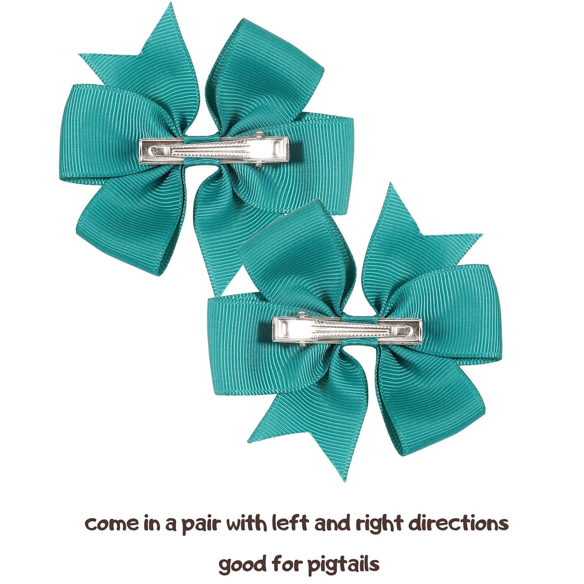 Choicbaby 60pcs 3 Inches Grosgrain Ribbon Hair Bows for Baby Girls Toddler