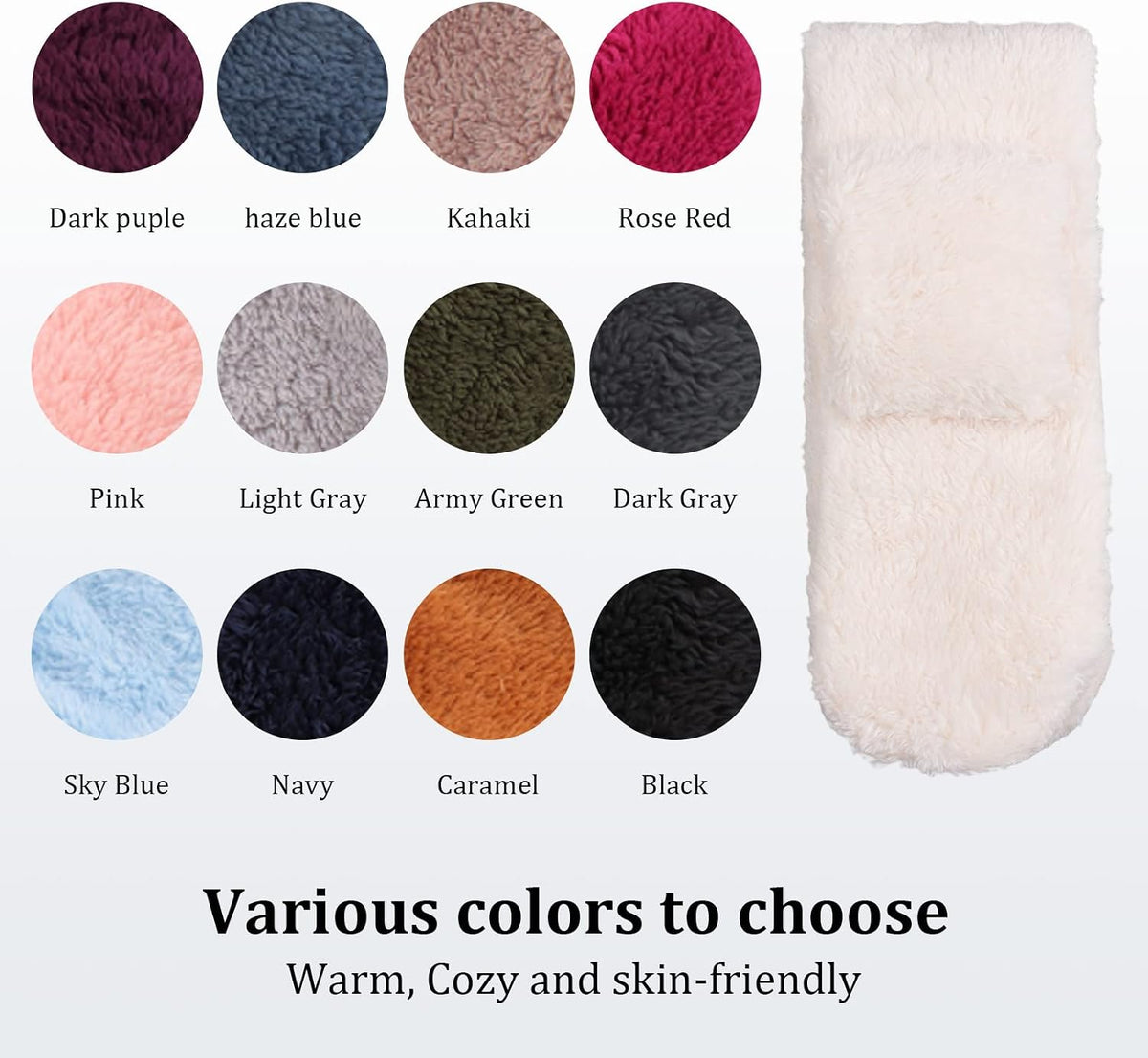 JANGANNSA Fleece Kids Scarf Warm Winter & Autumn Neck Warmer for Boy & Girl