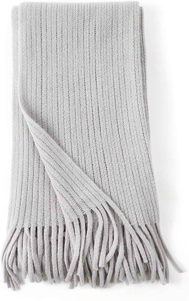 Kids Scarf for Girls Winter Warm Knit Toddler Baby Scarves Neck Warmer Tassel Scarf for Boys Girls