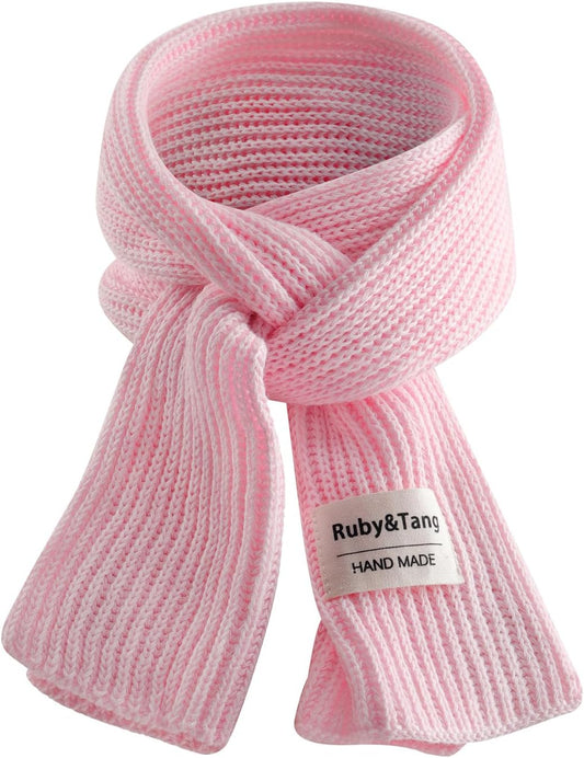 Ruby&Tang Kids Scarf Winter Warm Soft Knit Cotton Toddler lightweight Scarves For Boys Girls 1-6Years