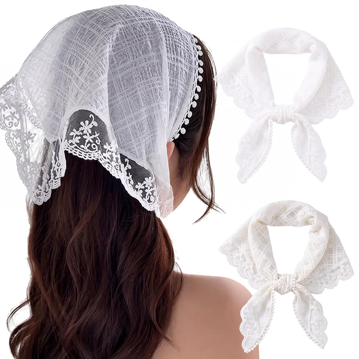 Avidlove Bandana Head Scarf Headbands for Women Lace Hair Scarf Headband