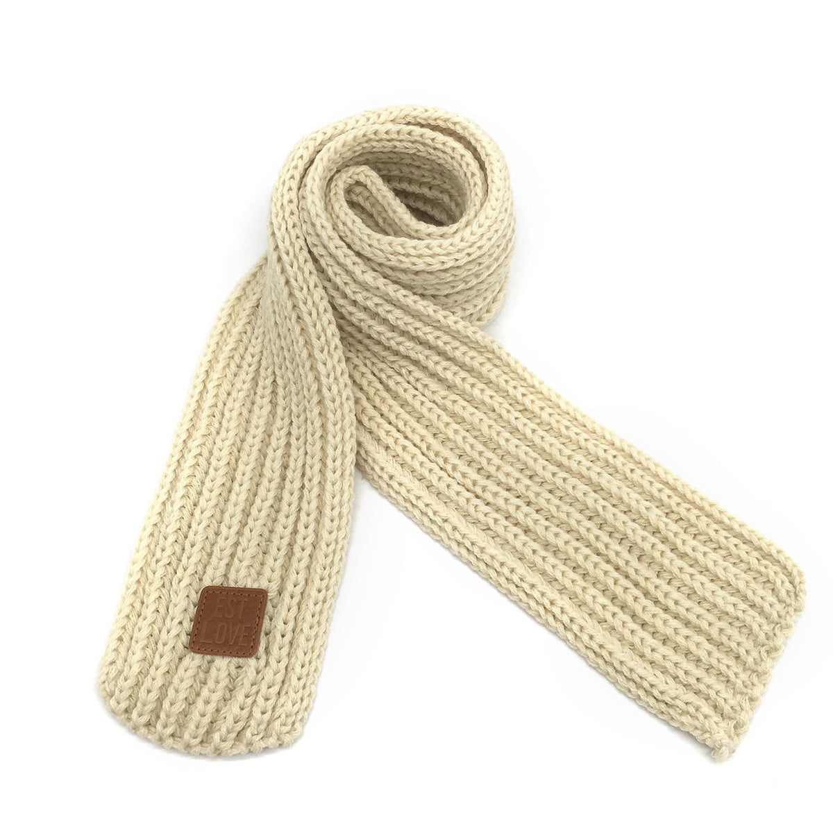 BEARUN Kids Knit Scarf Winter Fashion Solid Color Toddler Baby Scarves Wrap Neck Warmer