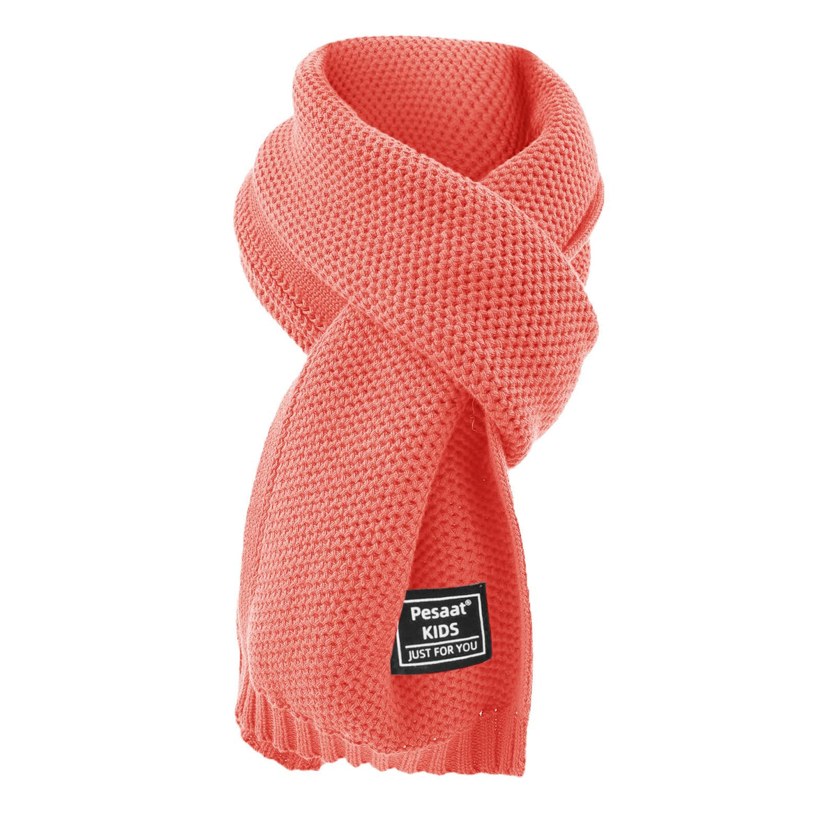 PESAAT Kids Winter Infinity Scarf Knit Cotton Toddler Boy Girls Scarves