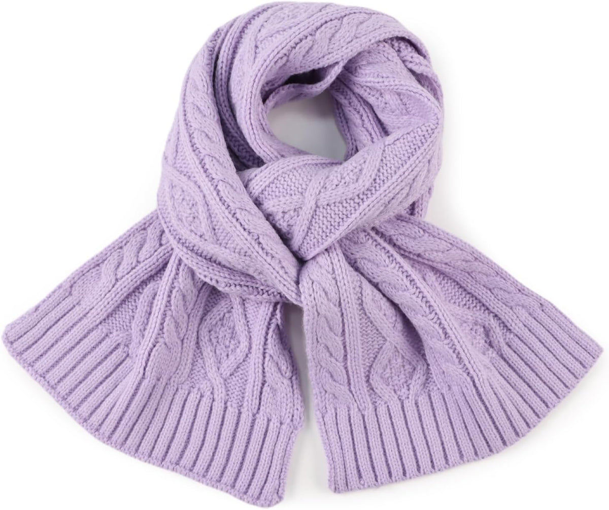 Zsedrut Warm Baby Scarf Winter Boys Girls Neck Warmer Knitted Toddler Neck Scarves