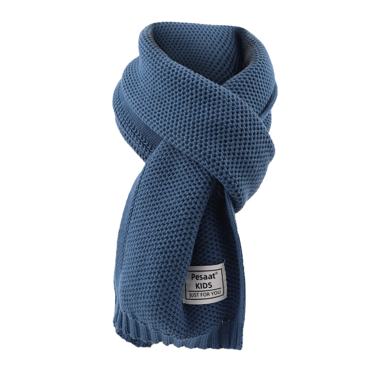 PESAAT Kids Winter Infinity Scarf Knit Cotton Toddler Boy Girls Scarves