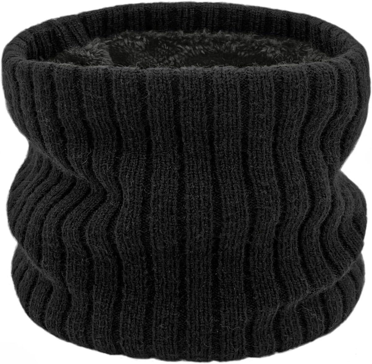 Kids Fleece Neck Warmer Gaiter Winter Scarf for Boys Girls Windproof Soft Thermal Infinity Scarf for Cold Weather