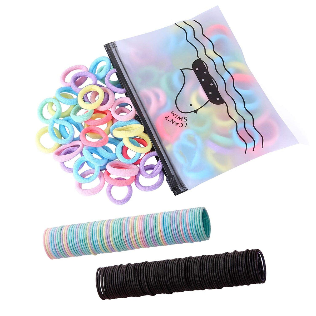 200 Pack Hair Ties BEoffer Baby Toddlers Girls Elastics Hair Band No Damage