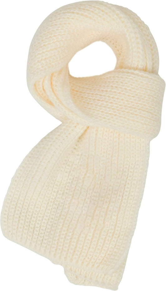 Kids-Winter-Warm Knit Scarf - Girls-Boys-Soft Stretch Knitted Neck Scarves