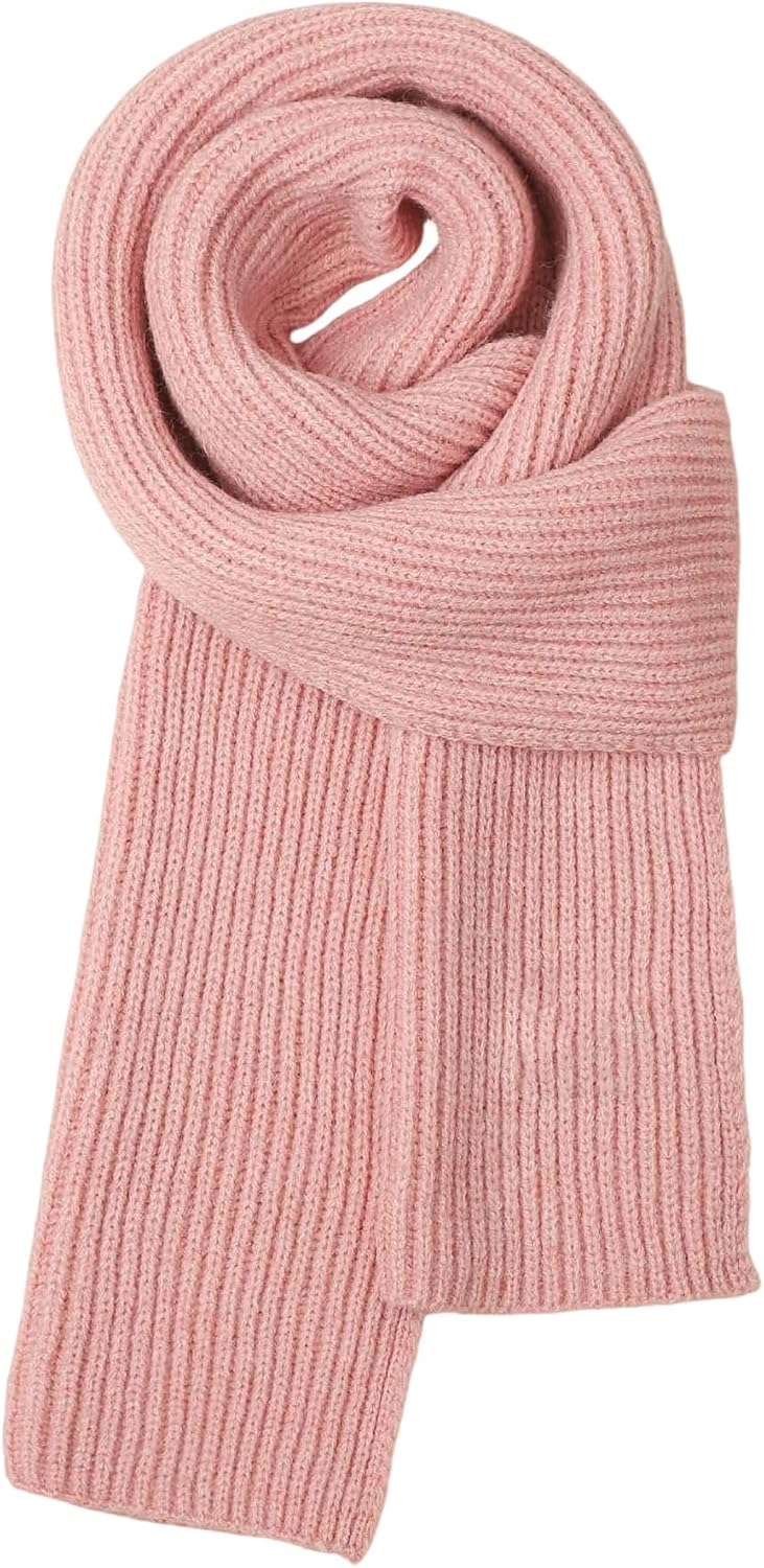 Eohak Girl Boy Winter Warm Knit Scarf Knit Neck Warmer Solid Color for Boys Girls Toddlers