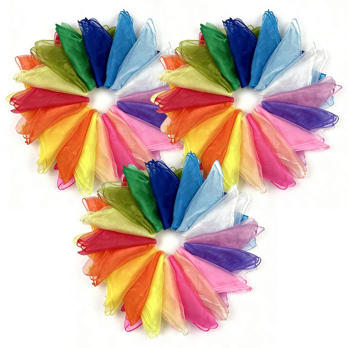 15 Pcs Scarves for Kids Play, Juggling Scarves, Play Scarve