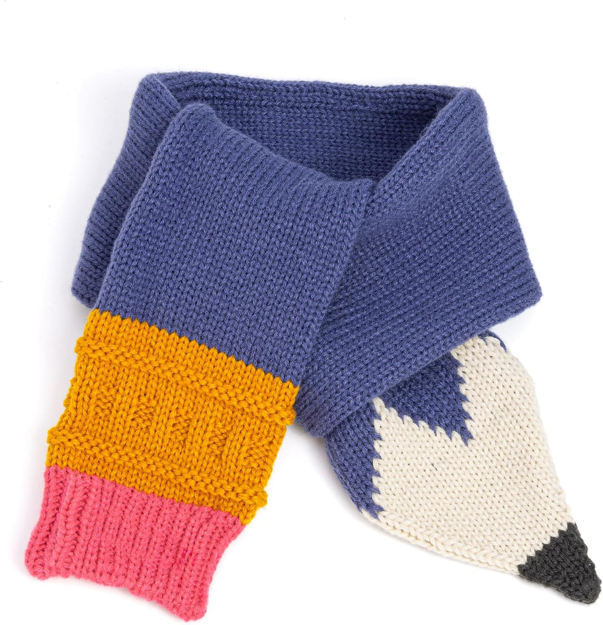 Childrens' Soft Warm Double -Knit Scarf - Pencil- Shaped (Kids Age 3-8 years, Unisex) Premium Quality, Unique Design