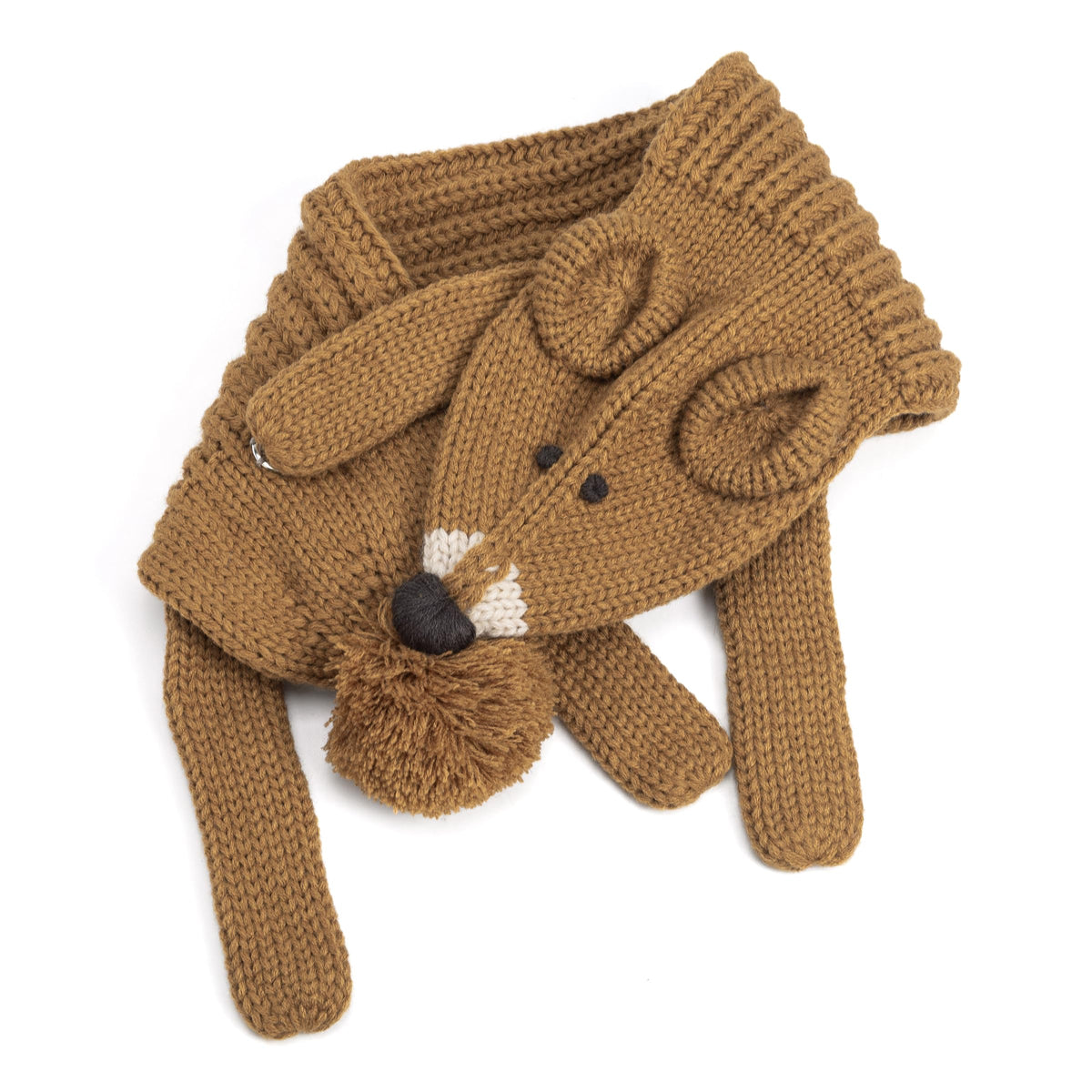 Kids Animal Knit Scarf – Soft Double‑Layer Winter Accessory for Children