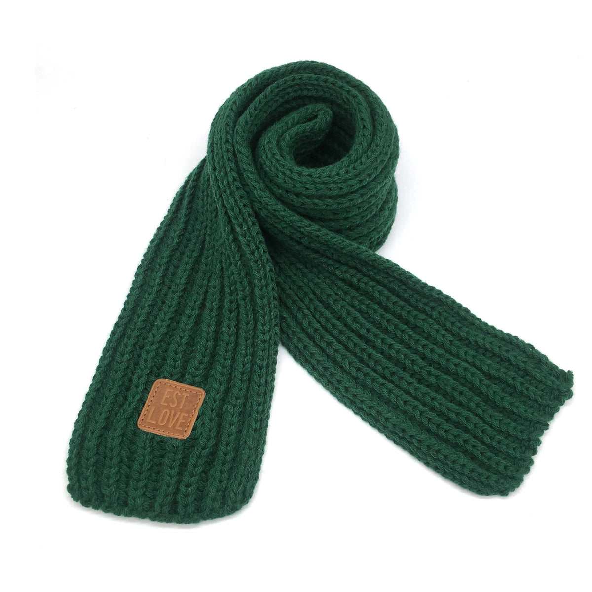 BEARUN Kids Knit Scarf Winter Fashion Solid Color Toddler Baby Scarves Wrap Neck Warmer