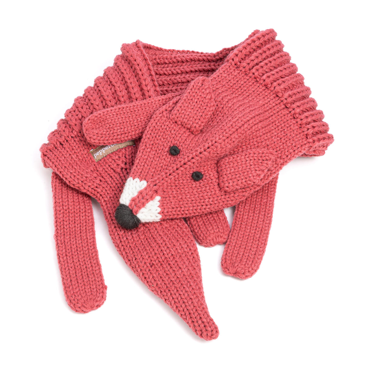 Kids Animal Knit Scarf – Soft Double‑Layer Winter Accessory for Children