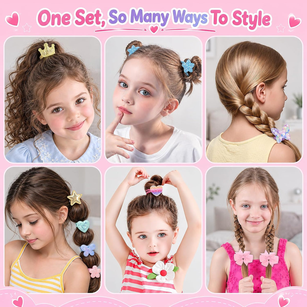 30pcs Toddler Hair Ties for Girls Baby Hair Ties Elastic Hair Scrunchies
