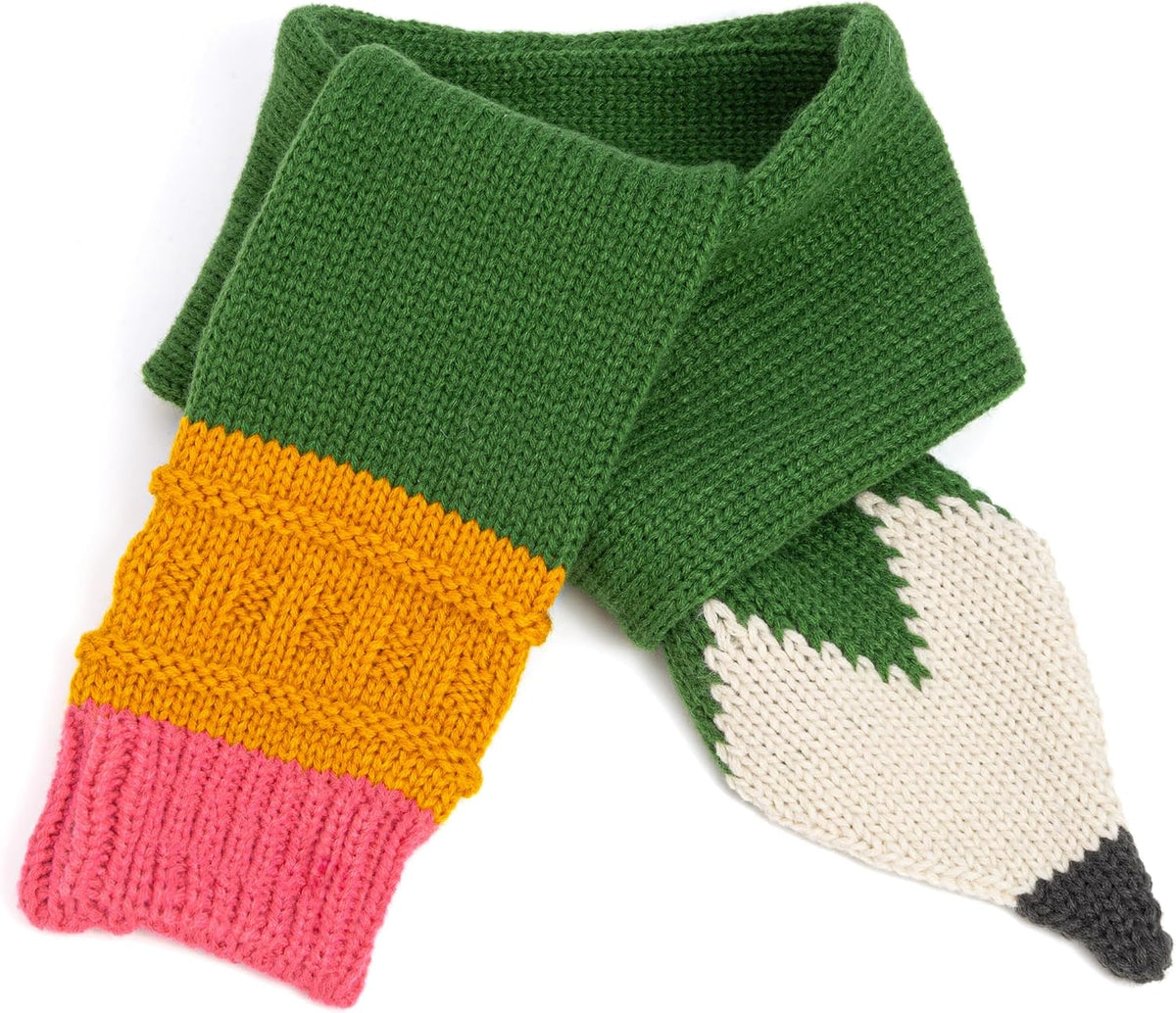 Childrens' Soft Warm Double -Knit Scarf - Pencil- Shaped (Kids Age 3-8 years, Unisex) Premium Quality, Unique Design