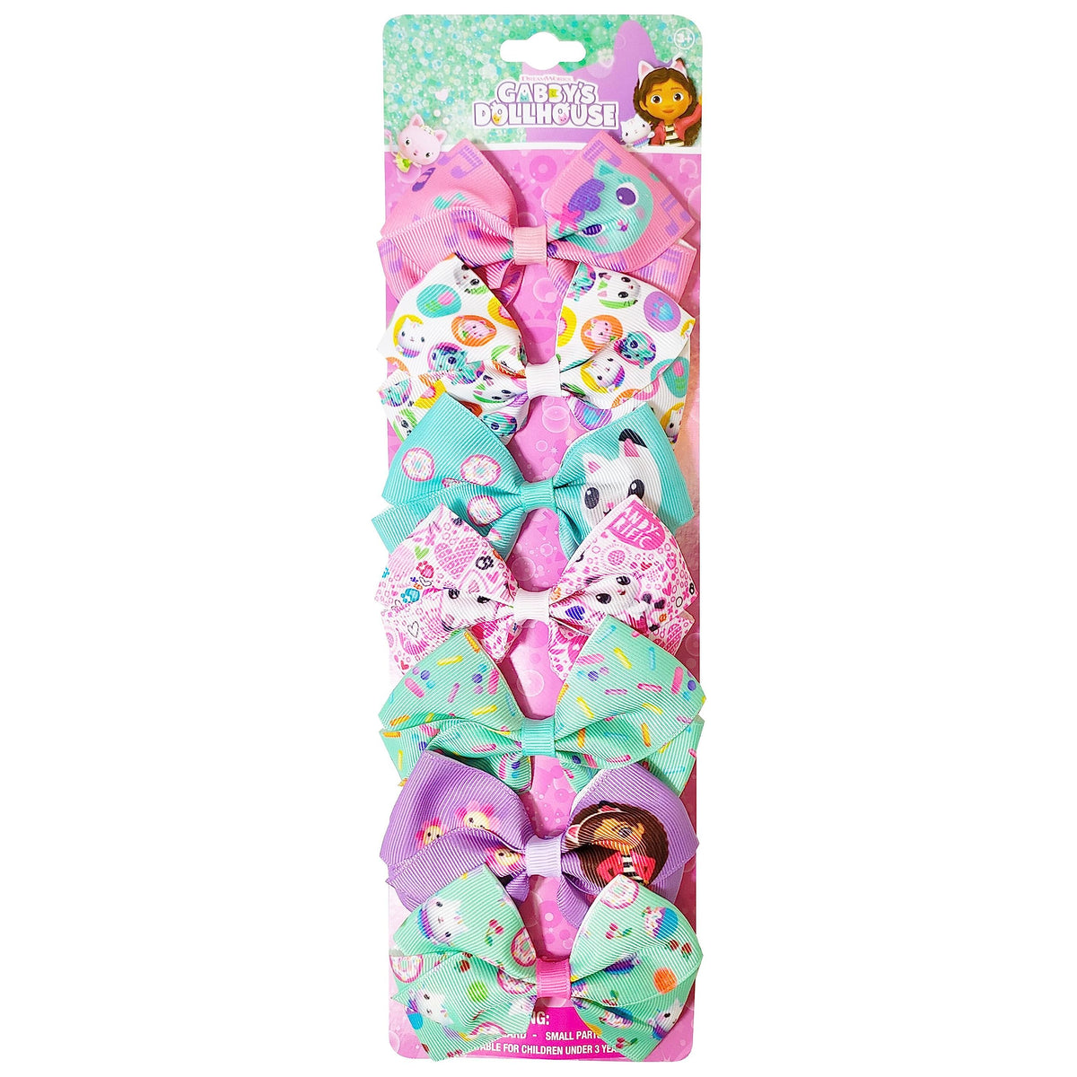 Disney Princess - Girls Hair Accessories Gift Set - Kids Hair Bows - 7 Pcs 4 Inch Bundle - Different Princess on Each Clip - Alligator Clip Ages 3+
